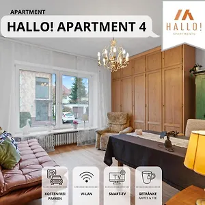  Apartment Tolle Zweiraum-ferienwohnung In Bester Lage L Innenstadtnähe L 1 Minute Zum Bahnhof L Tv L Free-wlan L Willkommen Im Hallo!-apartment 4 Deutschland